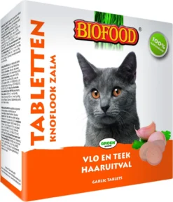 Biofood Kattensnoepjes Anti-Vlo - Zalm - 100 St -Merkloos Verkoop 1027x1200