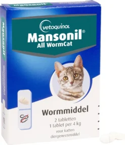 Mansonil All Worm Cat Ontworming - Kat - 2 Tabletten 12 Mansonil All Worm Cat Ontworming - Kat - 2 Tabletten -Merkloos Verkoop 1036x1200 1