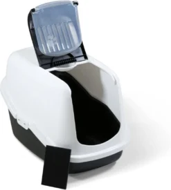 Savic Kattenbak Nestor - Kattenbak - Zwart/Wit - 56 X 39 X 38,5 -Merkloos Verkoop 1076x1200