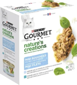 Gourmet Nature's Creations - Kattenvoer Natvoer - Zeevis - 48 X 85 Gr -Merkloos Verkoop 1081x1200