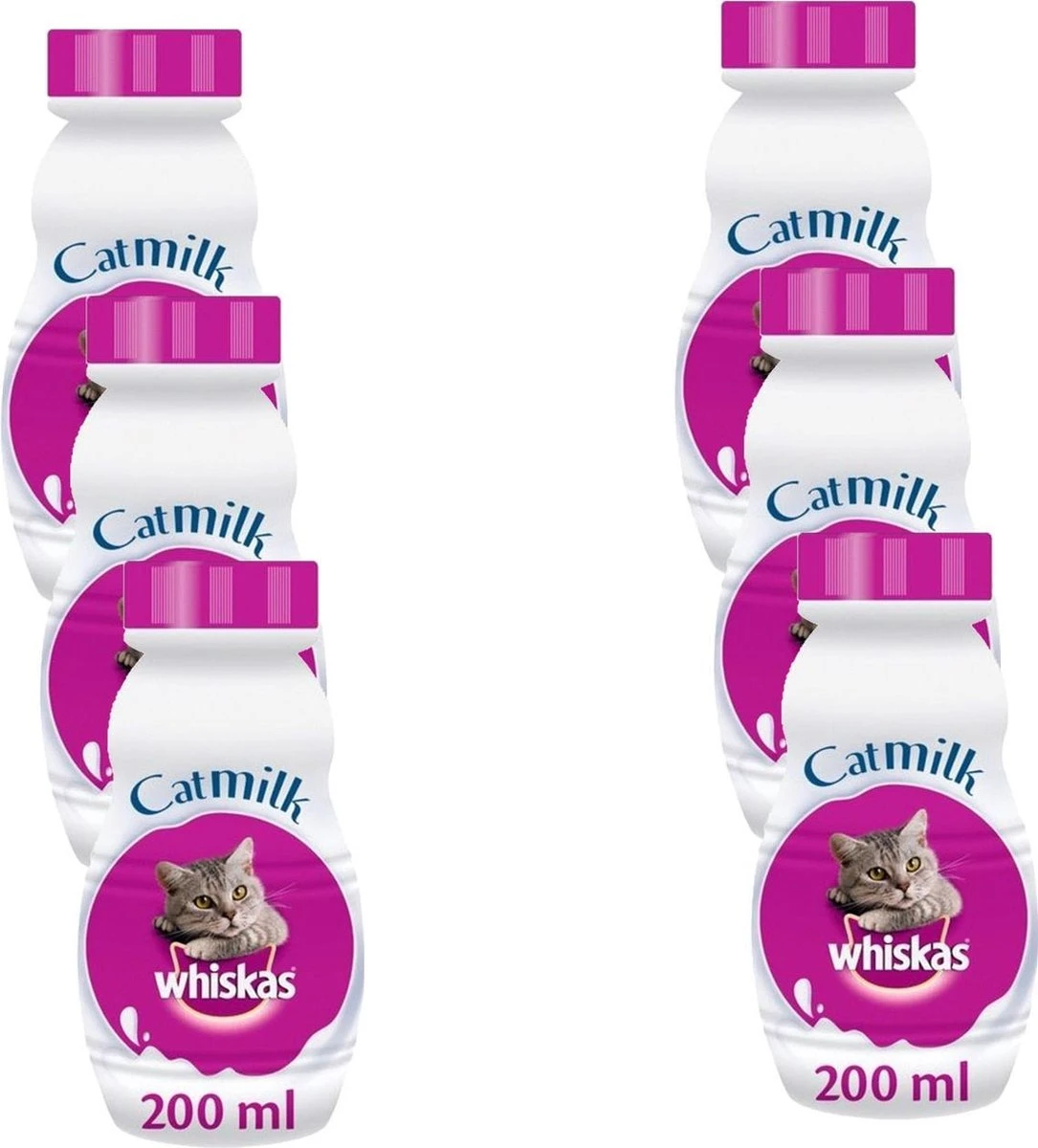 Whiskas Catmilk Melk - Kattensnack - 6 X 200 Ml 3 Whiskas Catmilk Melk - Kattensnack - 6 X 200 Ml - Image 3