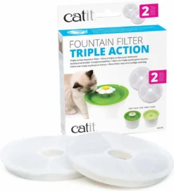 Catit Filters Triple Action 2 Pack - Kanttendrinkbak - 4 X 14.5 X 17.5 Cm Wit -Merkloos Verkoop 1089x1200 1