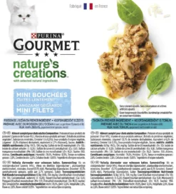 Gourmet Nature's Creations - Kattenvoer Natvoer - Zeevis - 48 X 85 Gr -Merkloos Verkoop 1089x1200
