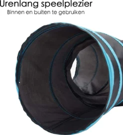 Merkloos Kattentunnel - Opvouwbaar - 3 Gangen - Voor Binnen En Buiten -Merkloos Verkoop 1097x1200
