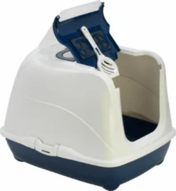Moderna - Kattenbak - Flip Cat Jumbo - Donkerblauw/wit - 41,0x43,9x57,6 Cm -Merkloos Verkoop 1108x1200 2