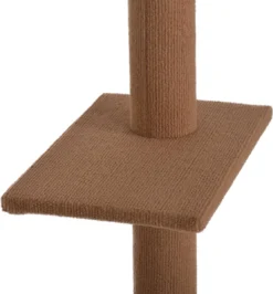 Merkloos Krabpaal In Hoogte Verstelbaar - Kattenkrabpaal - Krabpaal Voor Katten - Kattenspeeltjes - Katten - Bruin - 43L X 27B X 228-260H Cm -Merkloos Verkoop 1113x1200
