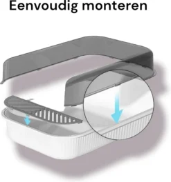 Merkloos Kattenbak - Zwart - Open - Incl. Schep - Modern - Hip - Trendy - Design Kattenbak -Merkloos Verkoop 1123x1200 4