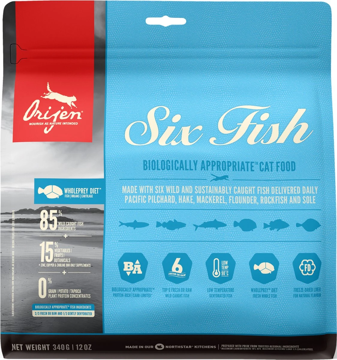 Orijen Kattenvoer Whole Prey Six Fish 5,4 Kg 20 Orijen Kattenvoer Whole Prey Six Fish 5,4 Kg - Image 20