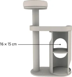 Trixie Krabaal Falco Lichtgrijs/Bruin - 70X38X117 CM -Merkloos Verkoop 1126x1200 3