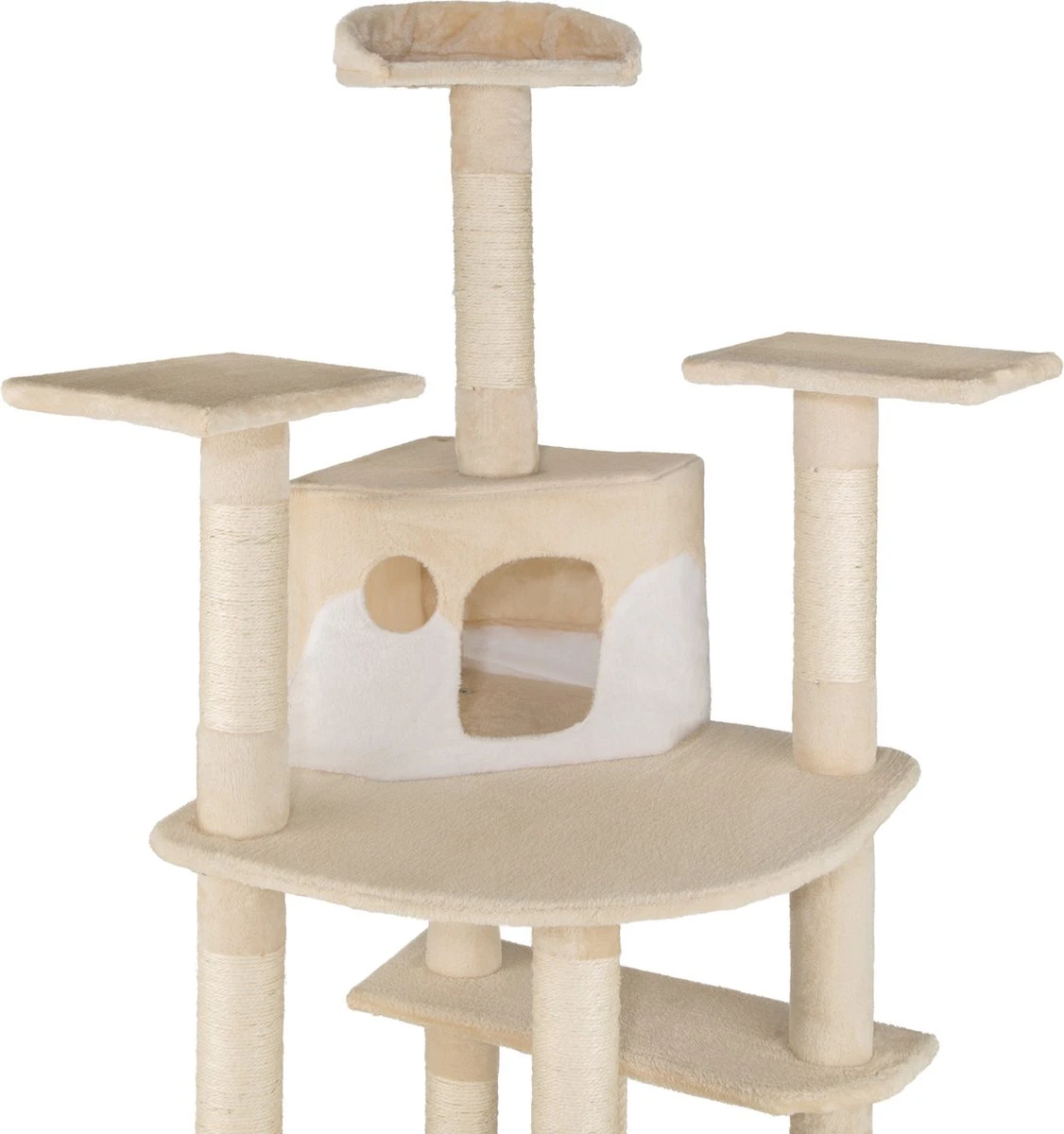 TecTake Nelly Krabpaal - 204 Cm - Beige 4 TecTake Nelly Krabpaal - 204 Cm - Beige - Image 4