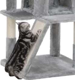 Luxe Krabpaal - Kattenboom Met Krabbord - Lichtgrijs -Merkloos Verkoop 1135x1200 4