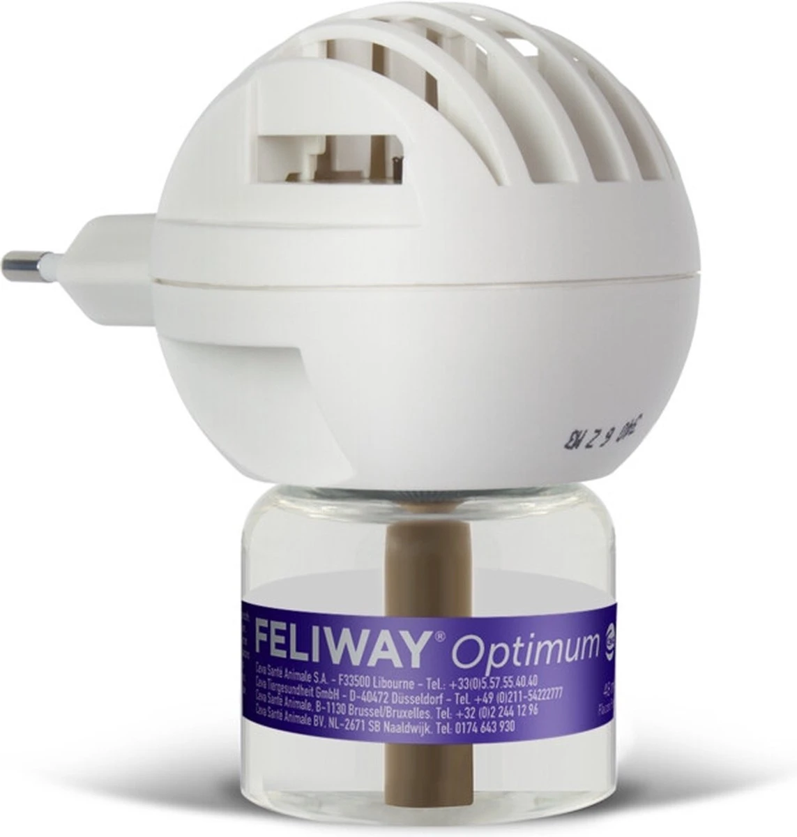 Feliway Optimum - Startset - 1 Verdamper Met 1 Vulling - 48 Ml - Anti-stress Voor Kat 2 Feliway Optimum - Startset - 1 Verdamper Met 1 Vulling - 48 Ml - Anti-stress Voor Kat - Image 2