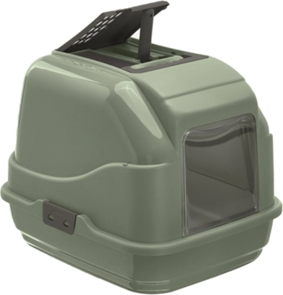 Imac Kattenbak Easy Cat Lichtgrijs 50x40x40 Cm 2 Imac Kattenbak Easy Cat Lichtgrijs 50x40x40 Cm - Afbeelding 2