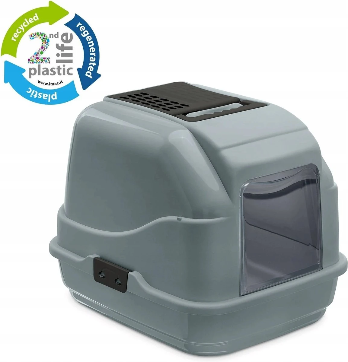 Imac Kattenbak Easy Cat Lichtgrijs 50x40x40 Cm 1 Imac Kattenbak Easy Cat Lichtgrijs 50x40x40 Cm