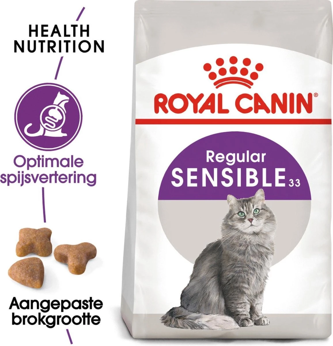 Royal Canin Sensible 33 - Kattenvoer - 2 Kg 2 Royal Canin Sensible 33 - Kattenvoer - 2 Kg - Image 2