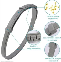 Natuurlijke Vlooienband - Katten - Zwart - Zonder Pesticiden Of Gif - Vlooien En Teken - Kattenbandje - Eco Friendly -Merkloos Verkoop 1167x1200 10