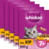 Whiskas 7+ Kattenbrokken - Kip - Doos 5 X 950 G