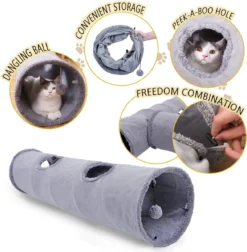 Bonbox Shop - Kattentunnel - 130 CM - Katten Speelgoed - Kitten - Spelen- Speeltunnel - Speelgoed Voor Katten -Merkloos Verkoop 1174x1200 2