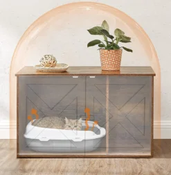 Kattenbak Kast, Kattentoilet, Vintage -Merkloos Verkoop 1174x1200 3