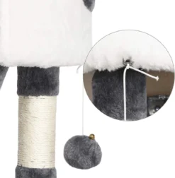 Krabpaal XXL, Klimboom Voor Katten - Plafondhoogte, Verstelbaar Van 228-255 Cm, Grijs-wit HM-YAHEE-610837 -Merkloos Verkoop 1174x1200 7
