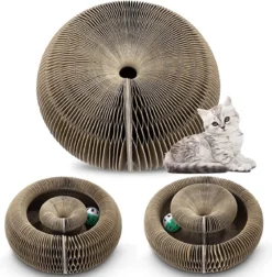 Kattenspeelgoed - Ronde, Opvouwbare En Vervormbare Krabmat Voor Katten Met Bal Met Belletjes Van Golfkartonpapier - Interactief Krabspeelgoed Voor Katten 13 Kattenspeelgoed - Ronde, Opvouwbare En Vervormbare Krabmat Voor Katten Met Bal Met Belletjes Van Golfkartonpapier - Interactief Krabspeelgoed Voor Katten -Merkloos Verkoop 1175x1200 2