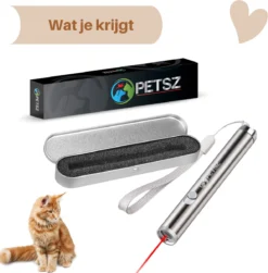 Laserpen - Kattenspeeltjes - Zaklamp - Kat - Laser - Kattenspeelgoed - RVS Opbergblikje -Merkloos Verkoop 1183x1200 3