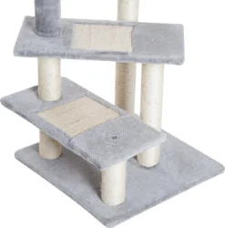 PawHut Klimboom 5 Lagen Kattenboom Speelboom Kattenkrabboom Trap Sisal Beige D30-183 -Merkloos Verkoop 1186x1200 13