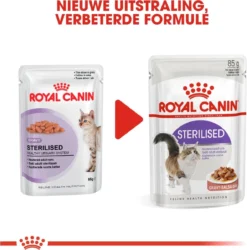 Royal Canin Feline Sterilised In Gravy (12X85 GR) -Merkloos Verkoop 1187x1200