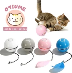 Otiume Elektrische Speelbal - Slimme Interactieve Zelfrollende Bal - Speelgoed Voor Katten - Kattenspeelgoed - Blauw -Merkloos Verkoop 1187x1200 5