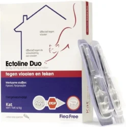 Flea Free Ectoline Duo Kat - Tegen Vlooien En Teken - 2 Pipetten -Merkloos Verkoop 1188x1200 11