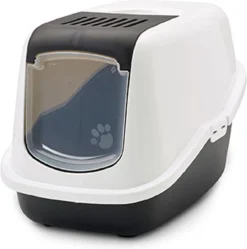 Savic Kattenbak Nestor - Kattenbak - Zwart/Wit - 56 X 39 X 38,5 -Merkloos Verkoop 1190x1200 10