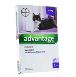 Advantage 80 Vlooiendruppelsl Kat Vanaf 4 Kg - 4 Pipetten -Merkloos Verkoop 1190x1200 12