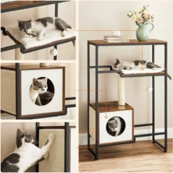 Sumpas Krabpaal, Kattenboom, 2-in-1 Meubels -Merkloos Verkoop 1198x1200 21