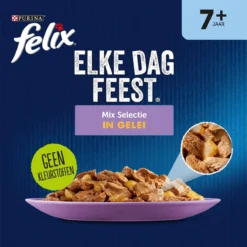 Felix Elke Dag Feest Mix Selectie In Gelei 7+ Senior - Katten Natvoer - 48 X 85g -Merkloos Verkoop 1198x1200 5