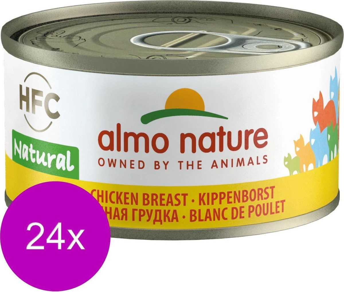 Almo Nature Natvoer Voor Katten - HFC Natural - 24 X 70g - Kippenborst - 24 X 70 Gram 12 Almo Nature Natvoer Voor Katten - HFC Natural - 24 X 70g - Kippenborst - 24 X 70 Gram - Image 12