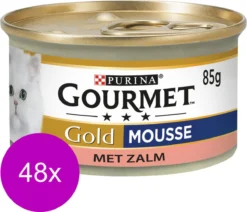 Gourmet Gold Mousse 85 G - Kattenvoer - 48 X Zalm 7 Gourmet Gold Mousse 85 G - Kattenvoer - 48 X Zalm -Merkloos Verkoop 1200x1030 2