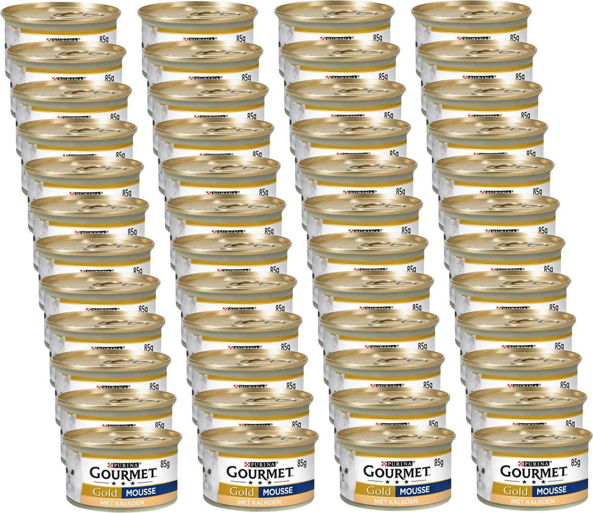Merkloos Gourmet Gold Mousse Kalkoen - Kattenvoer - 48 X 85 G 3 Merkloos Gourmet Gold Mousse Kalkoen - Kattenvoer - 48 X 85 G - Image 3