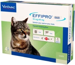 Virbac Effipro DUO Spot-On Kleine Kat (1 T/m 6 Kg) - 4 Pipetten -Merkloos Verkoop 1200x1037 3