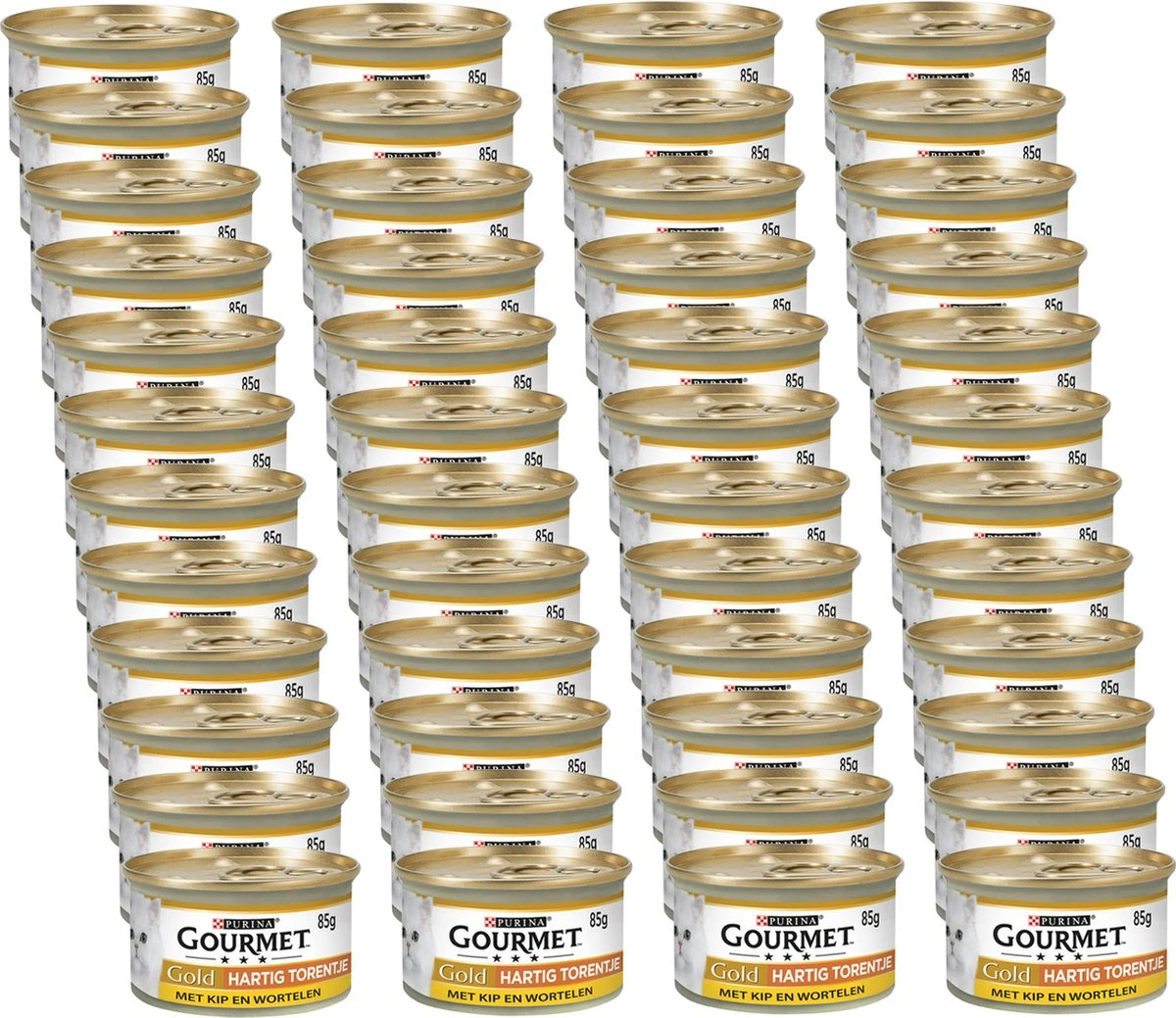 Gourmet Gold Hartig Torentje 85 G - Kattenvoer - 48 X Kip&Wortel 2 Gourmet Gold Hartig Torentje 85 G - Kattenvoer - 48 X Kip&Wortel - Image 2