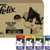 Felix Elke Dag Feest Mix Selectie In Gelei - Katten Natvoer - 80 X 85g