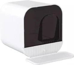 De Blaffende Kat Moderne Kattenbak - Met Uitneembare Lade En Kattenbak Mat