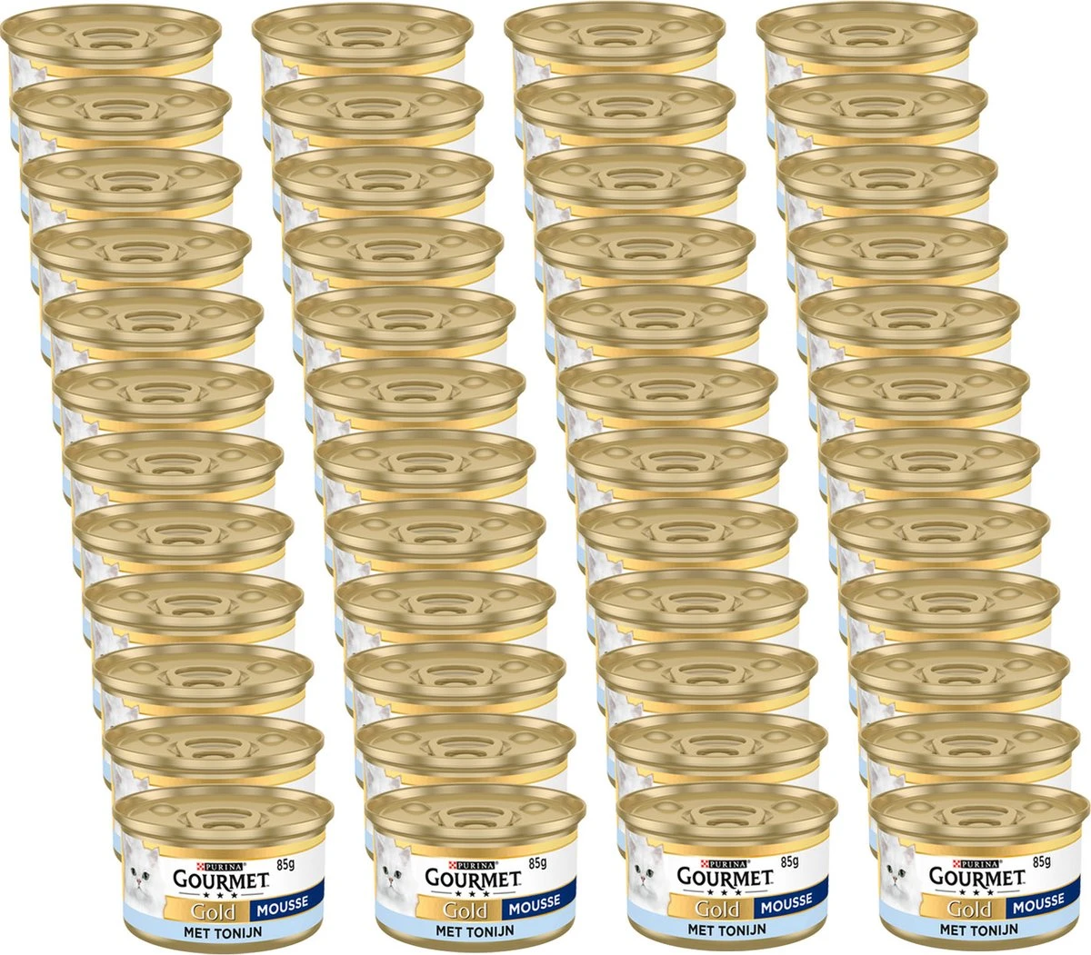 Gourmet Gold Mousse 85 G - Kattenvoer - 48 X Tonijn 2 Gourmet Gold Mousse 85 G - Kattenvoer - 48 X Tonijn - Image 2