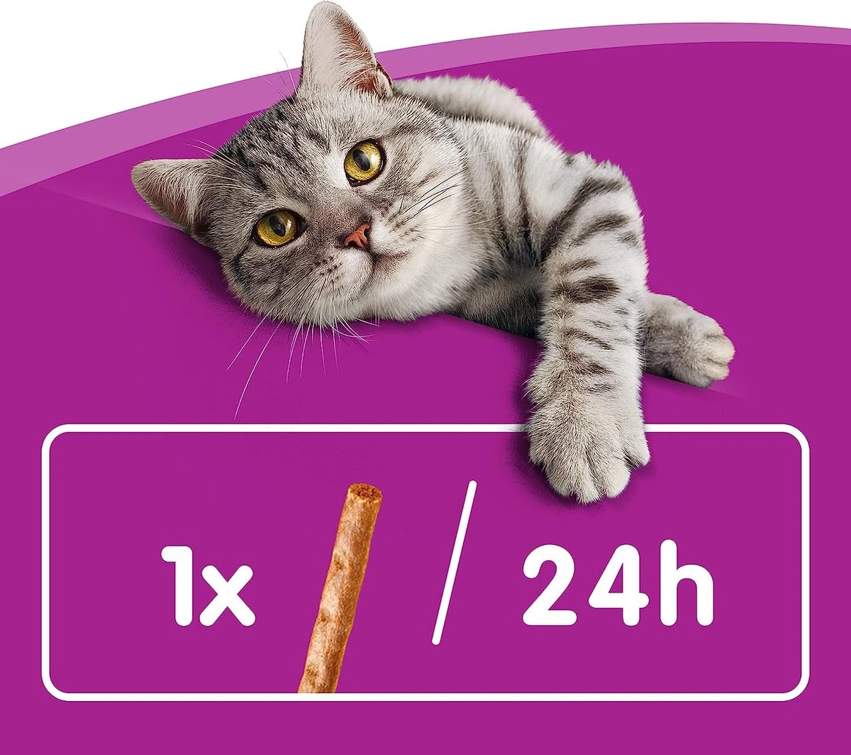 Whiskas Sticks Kattensnack - Zalm - 14 X 6 Stuks 3 Whiskas Sticks Kattensnack - Zalm - 14 X 6 Stuks - Image 3
