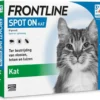 Frontline Spot On - Kat -Tegen Vlooien En Teken - 4 Pipetten