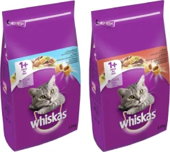 Whiskas Kattenvoeding Weekbundel Tonijn En Rund - Droogvoer - 7600g