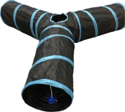 Adori Katten Tunnel 3 Gangen - Kattenspeelgoed - Ø25x50 Cm Zwart -Merkloos Verkoop 1200x1071 6
