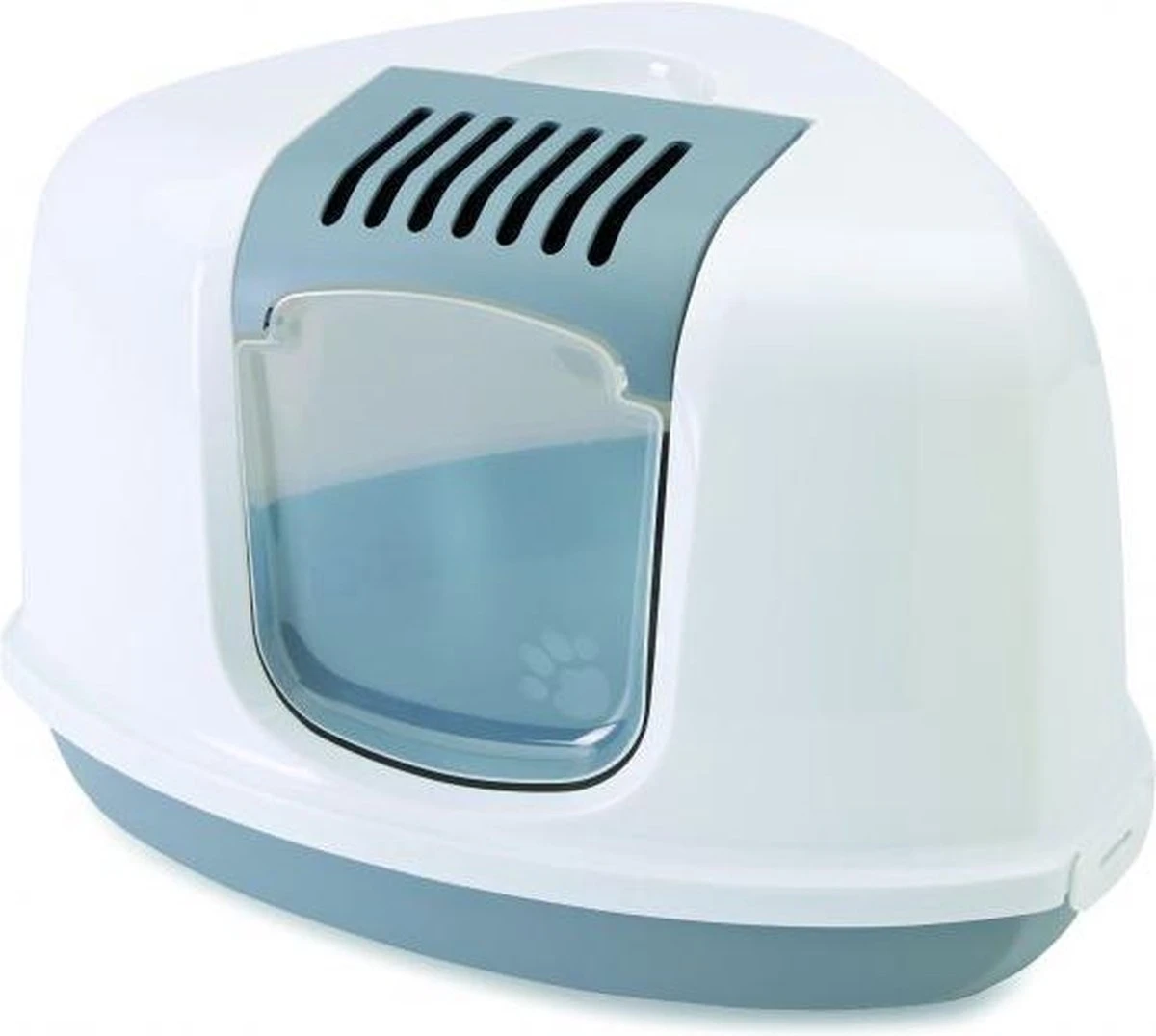 Savic Hoek Kattenbak Nestor Grijs / Wit - 58.5X45.5X40 CM 5 Savic Hoek Kattenbak Nestor Grijs / Wit - 58.5X45.5X40 CM - Image 5