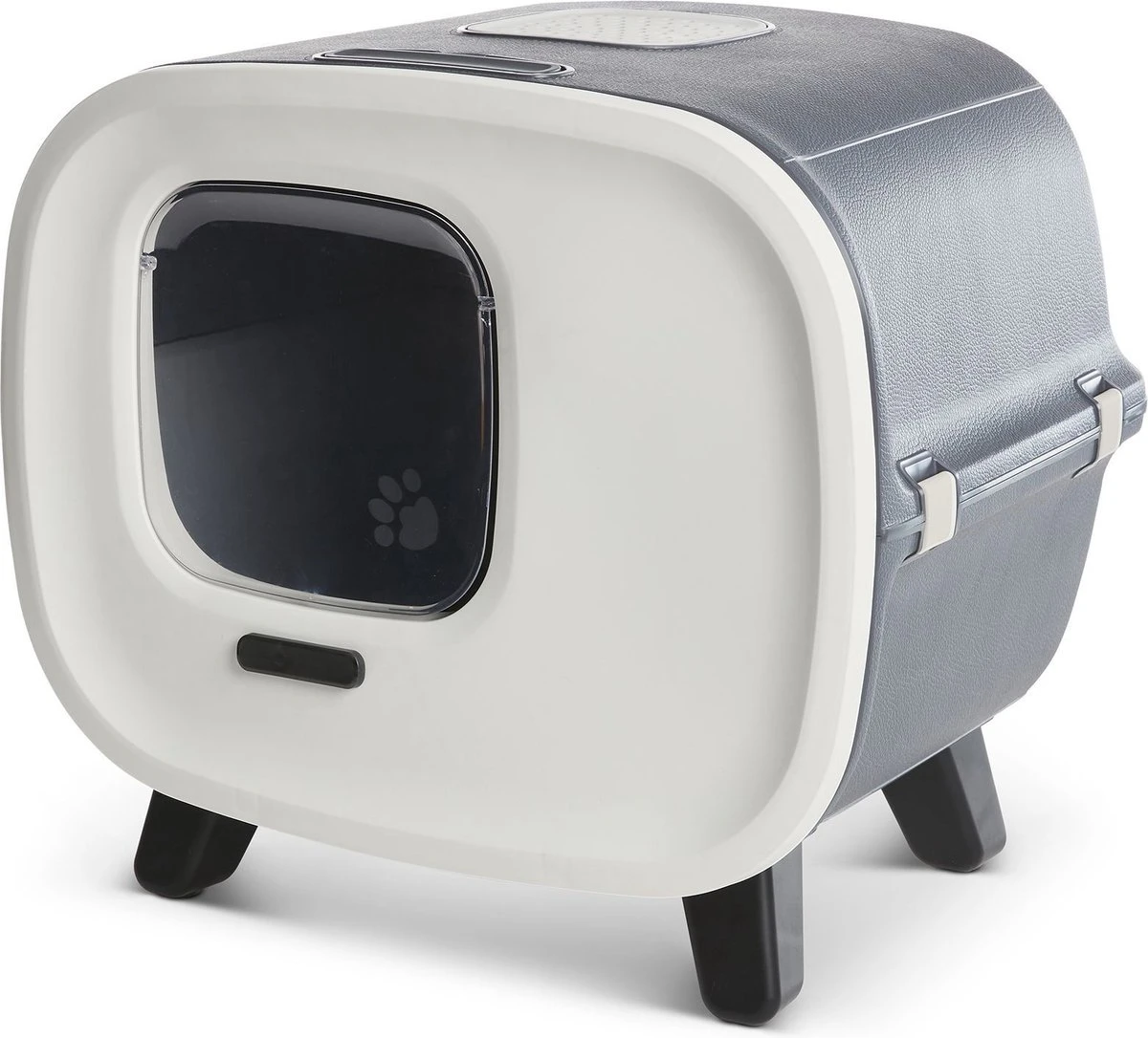 Savic Kattenbak Mira Deluxe Antraciet / Wit 56x45x50,5 Cm 5 Savic Kattenbak Mira Deluxe Antraciet / Wit 56x45x50,5 Cm - Image 5