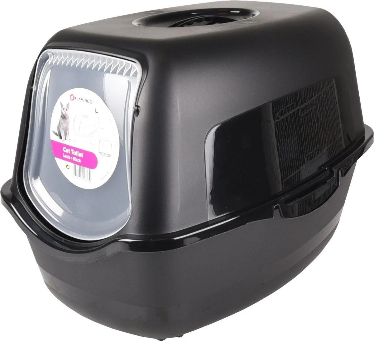 Kattenbak Lexie Zwart - Zwart - 39 X 56 X 39.5 Cm 1 Kattenbak Lexie Zwart - Zwart - 39 X 56 X 39.5 Cm