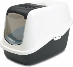 Savic Kattenbak Nestor - Kattenbak - Zwart/Wit - 56 X 39 X 38,5 -Merkloos Verkoop 1200x1106 1